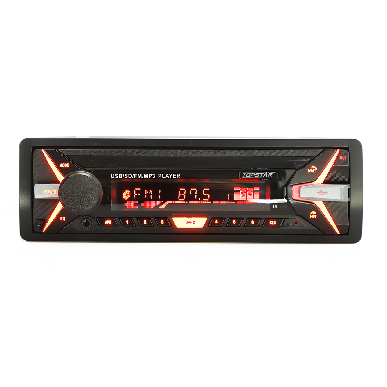 FM Transmitter Audio Car MP3 Audio MP3 on Car Car Audio Detachable Single DIN Car MP3 Player