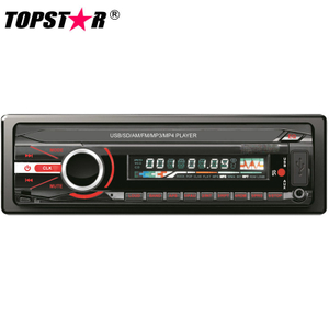One DIN Detachable Panel Car MP3 Player with Muti-Color Illumination