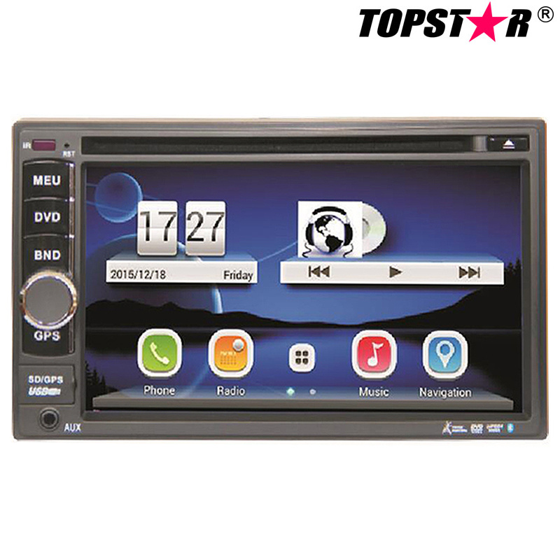6.5inch Double DIN Car DVD Player with Wince System Ts-2501-2